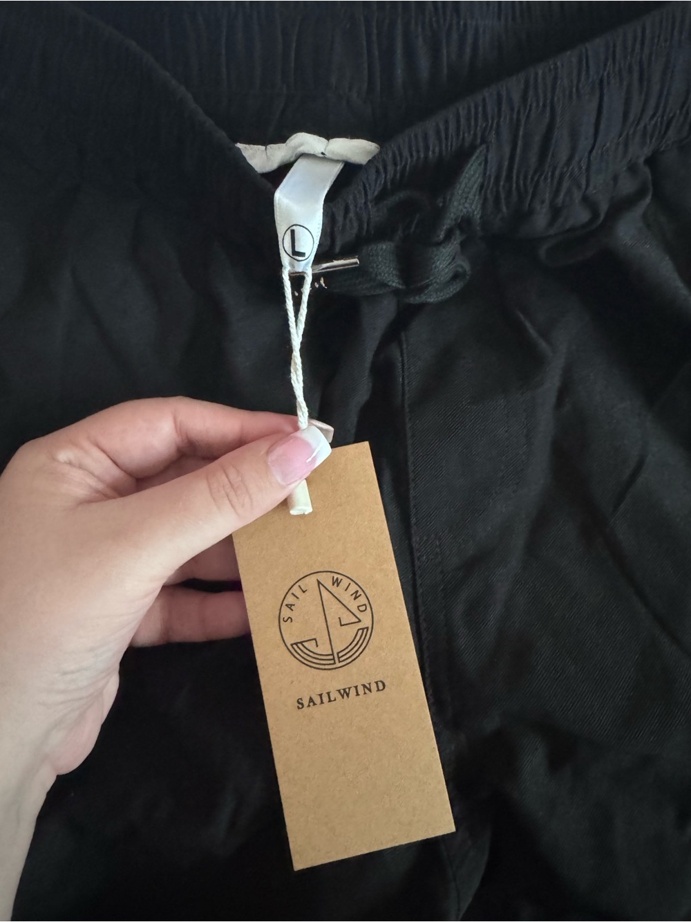 BNWT Sailwind Black Drawstring Shorts